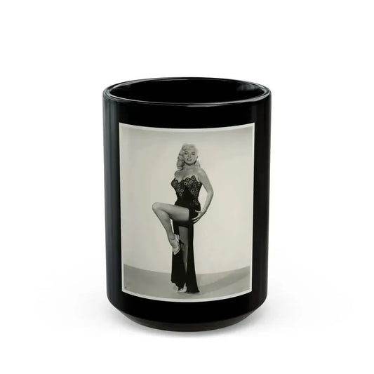 Diana Dors #167 (Vintage Female Icon) Black Coffee Mug 15oz - Go Mug Yourself