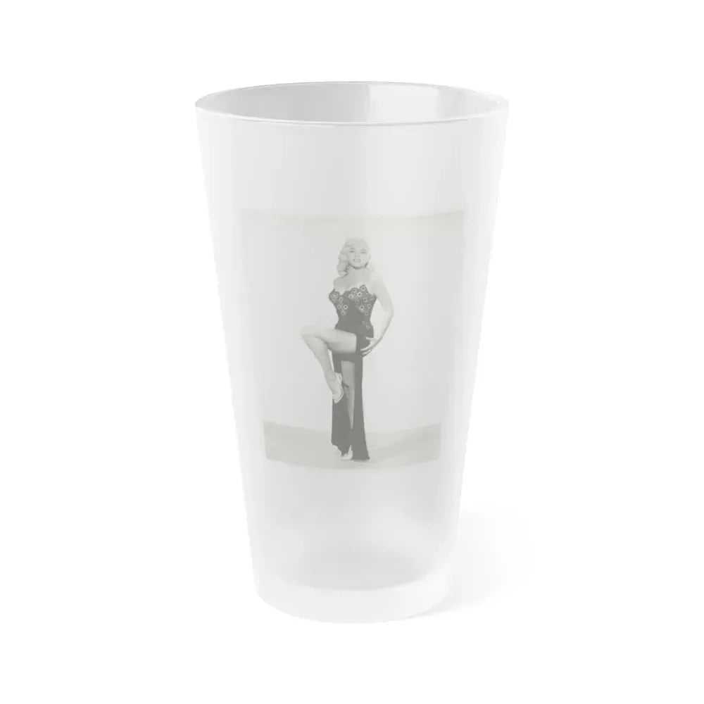 Diana Dors #167 (Vintage Female Icon) Frosted Pint Glass 16oz 16oz Frosted - Go Mug Yourself