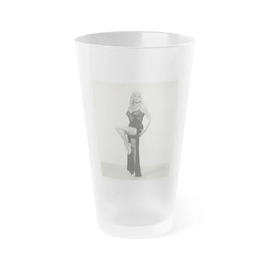 Diana Dors #167 (Vintage Female Icon) Frosted Pint Glass 16oz 16oz Frosted - Go Mug Yourself