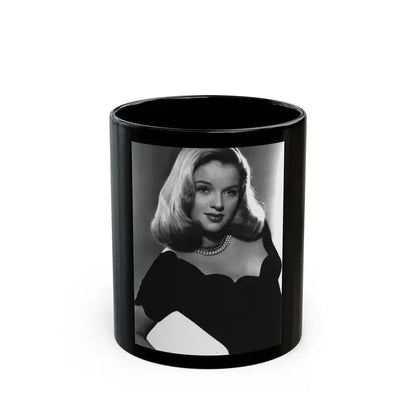 Diana Dors #169 (Vintage Female Icon) Black Coffee Mug 11oz - Go Mug Yourself