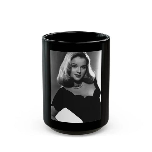 Diana Dors #169 (Vintage Female Icon) Black Coffee Mug 15oz - Go Mug Yourself