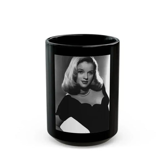Diana Dors #169 (Vintage Female Icon) Black Coffee Mug 15oz - Go Mug Yourself