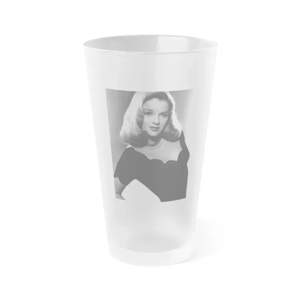 Diana Dors #169 (Vintage Female Icon) Frosted Pint Glass 16oz 16oz Frosted - Go Mug Yourself
