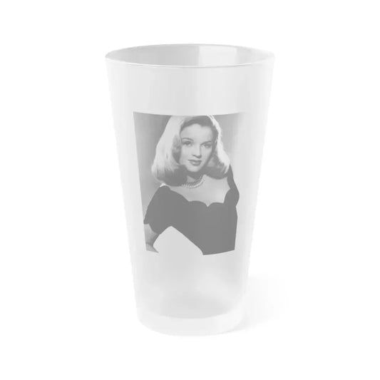 Diana Dors #169 (Vintage Female Icon) Frosted Pint Glass 16oz 16oz Frosted - Go Mug Yourself