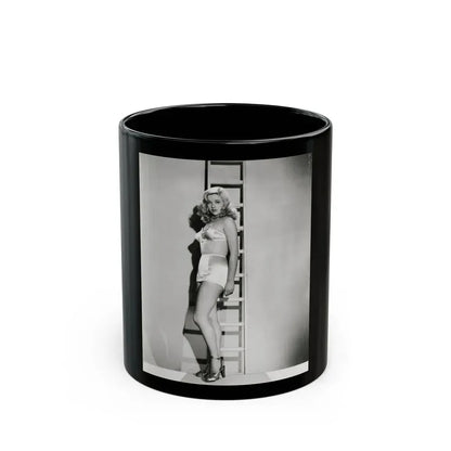 Diana Dors #171 (Vintage Female Icon) Black Coffee Mug 11oz - Go Mug Yourself