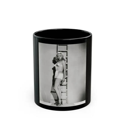 Diana Dors #171 (Vintage Female Icon) Black Coffee Mug 11oz - Go Mug Yourself