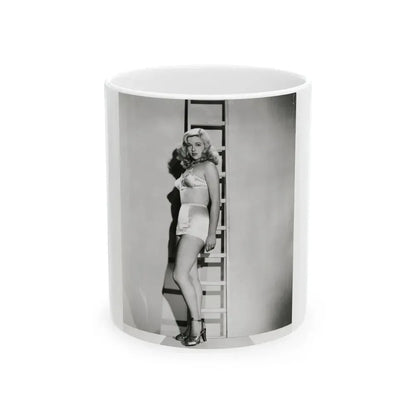 Diana Dors #171 (Vintage Female Icon) White Coffee Mug 11oz - Go Mug Yourself