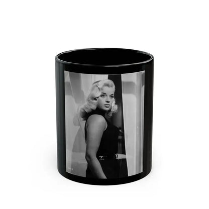 Diana Dors #173 (Vintage Female Icon) Black Coffee Mug 11oz - Go Mug Yourself
