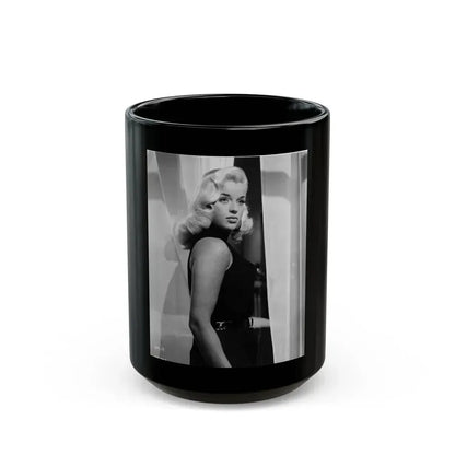 Diana Dors #173 (Vintage Female Icon) Black Coffee Mug 15oz - Go Mug Yourself