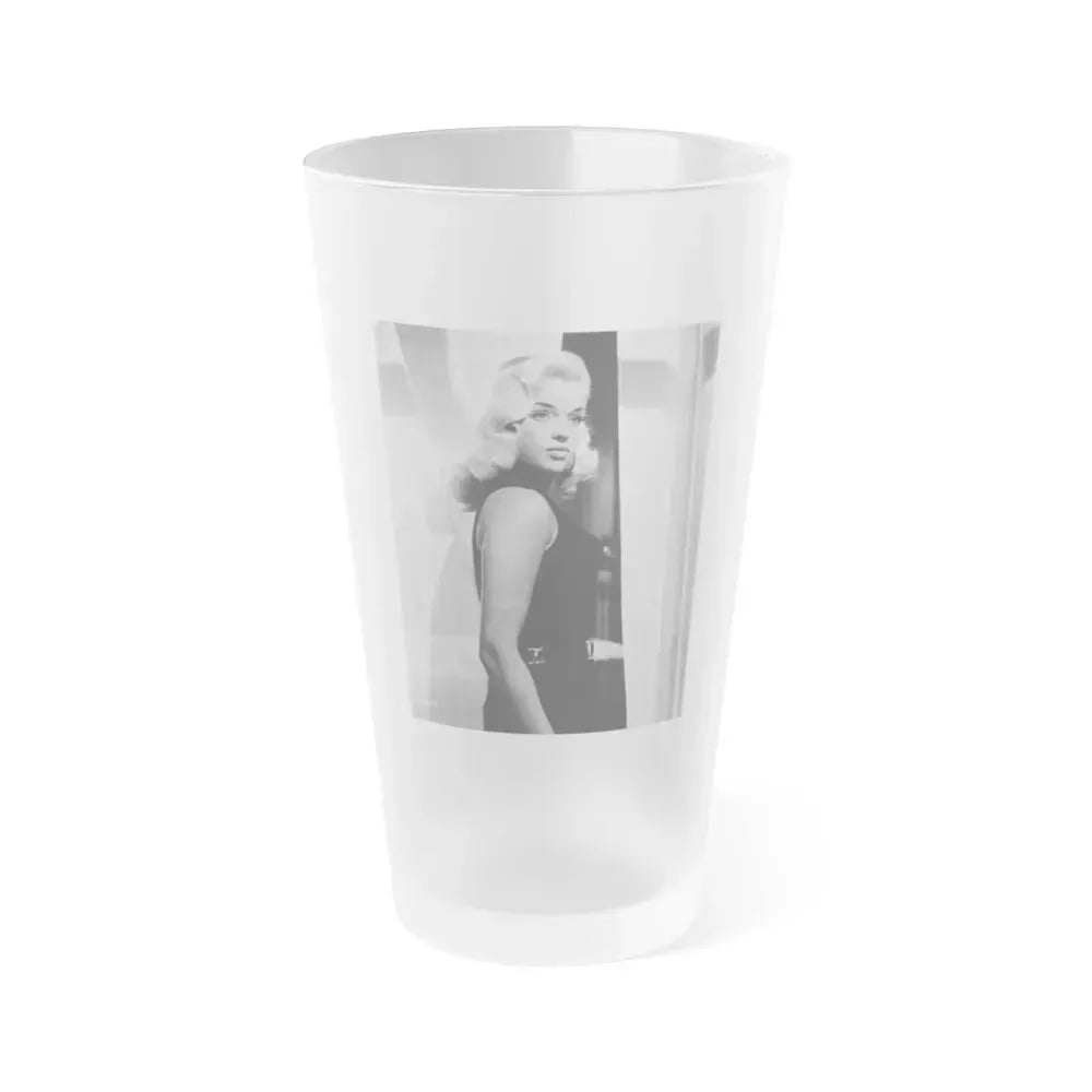 Diana Dors #173 (Vintage Female Icon) Frosted Pint Glass 16oz 16oz Frosted - Go Mug Yourself