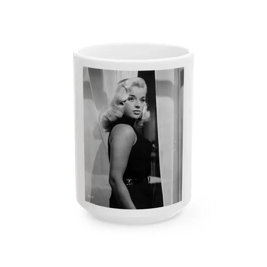 Diana Dors #173 (Vintage Female Icon) White Coffee Mug 15oz - Go Mug Yourself