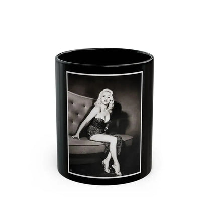 Diana Dors #174 (Vintage Female Icon) Black Coffee Mug 11oz - Go Mug Yourself