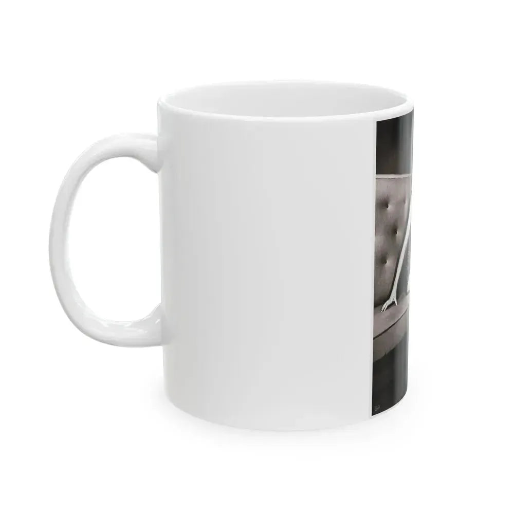 Diana Dors #174 (Vintage Female Icon) White Coffee Mug - Go Mug Yourself