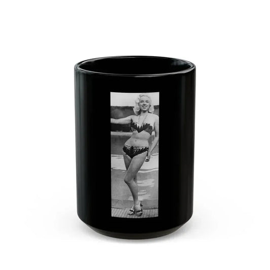 Diana Dors #176 (Vintage Female Icon) Black Coffee Mug 15oz - Go Mug Yourself