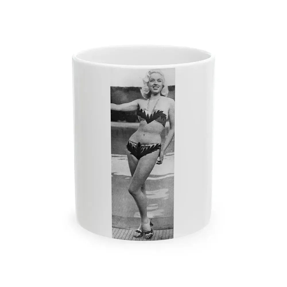 Diana Dors #176 (Vintage Female Icon) White Coffee Mug 11oz - Go Mug Yourself