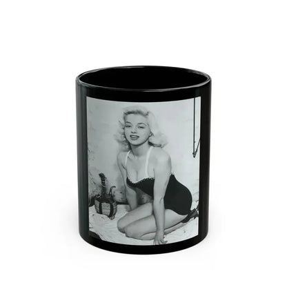 Diana Dors #177 (Vintage Female Icon) Black Coffee Mug 11oz - Go Mug Yourself