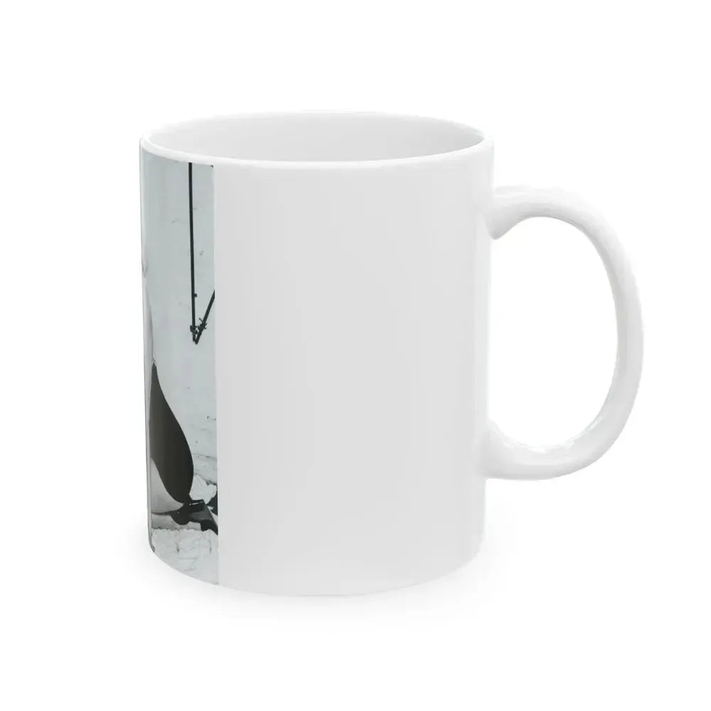 Diana Dors #177 (Vintage Female Icon) White Coffee Mug - Go Mug Yourself