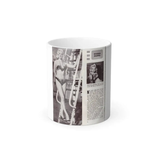 Diana Dors #179 (Vintage Female Icon) Color Changing Mug 11oz 11oz - Go Mug Yourself