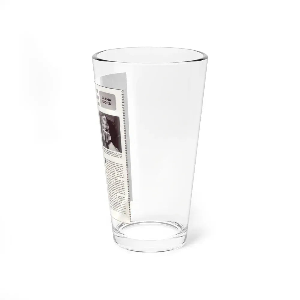 Diana Dors #179 (Vintage Female Icon) Pint Glass 16oz - Go Mug Yourself