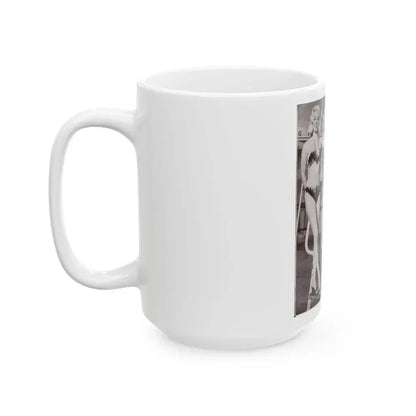 Diana Dors #179 (Vintage Female Icon) White Coffee Mug - Go Mug Yourself