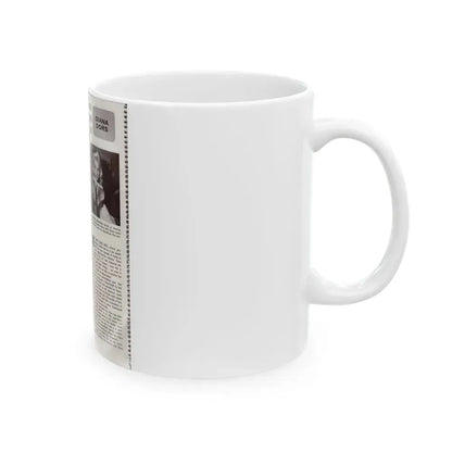 Diana Dors #179 (Vintage Female Icon) White Coffee Mug - Go Mug Yourself
