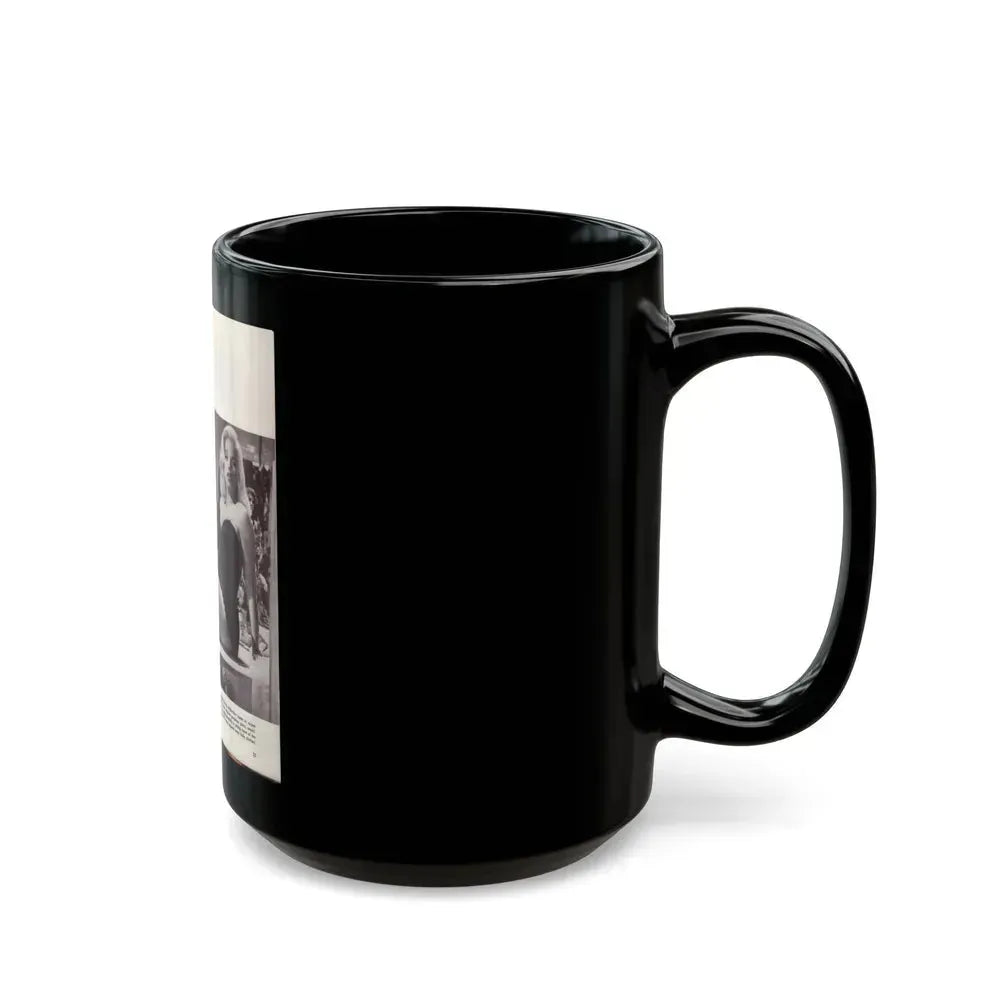 Diana Dors #180 (Vintage Female Icon) Black Coffee Mug - Go Mug Yourself