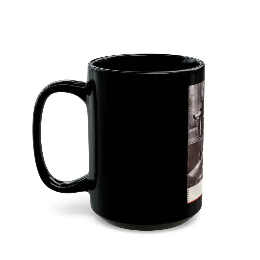 Diana Dors #180 (Vintage Female Icon) Black Coffee Mug - Go Mug Yourself
