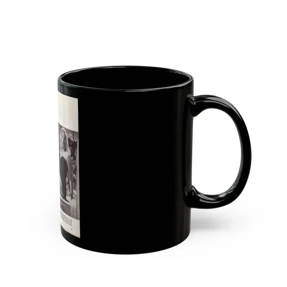 Diana Dors #180 (Vintage Female Icon) Black Coffee Mug - Go Mug Yourself