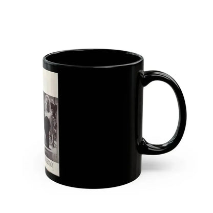 Diana Dors #180 (Vintage Female Icon) Black Coffee Mug - Go Mug Yourself