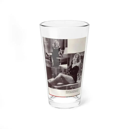 Diana Dors #180 (Vintage Female Icon) Pint Glass 16oz 16oz - Go Mug Yourself