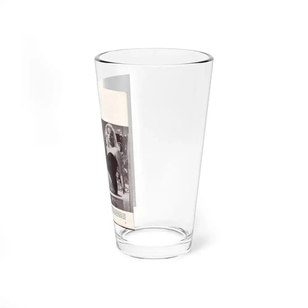 Diana Dors #180 (Vintage Female Icon) Pint Glass 16oz - Go Mug Yourself