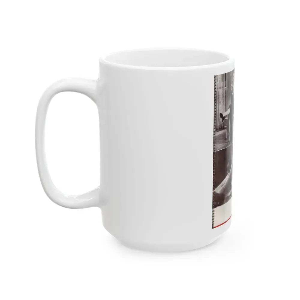 Diana Dors #180 (Vintage Female Icon) White Coffee Mug - Go Mug Yourself