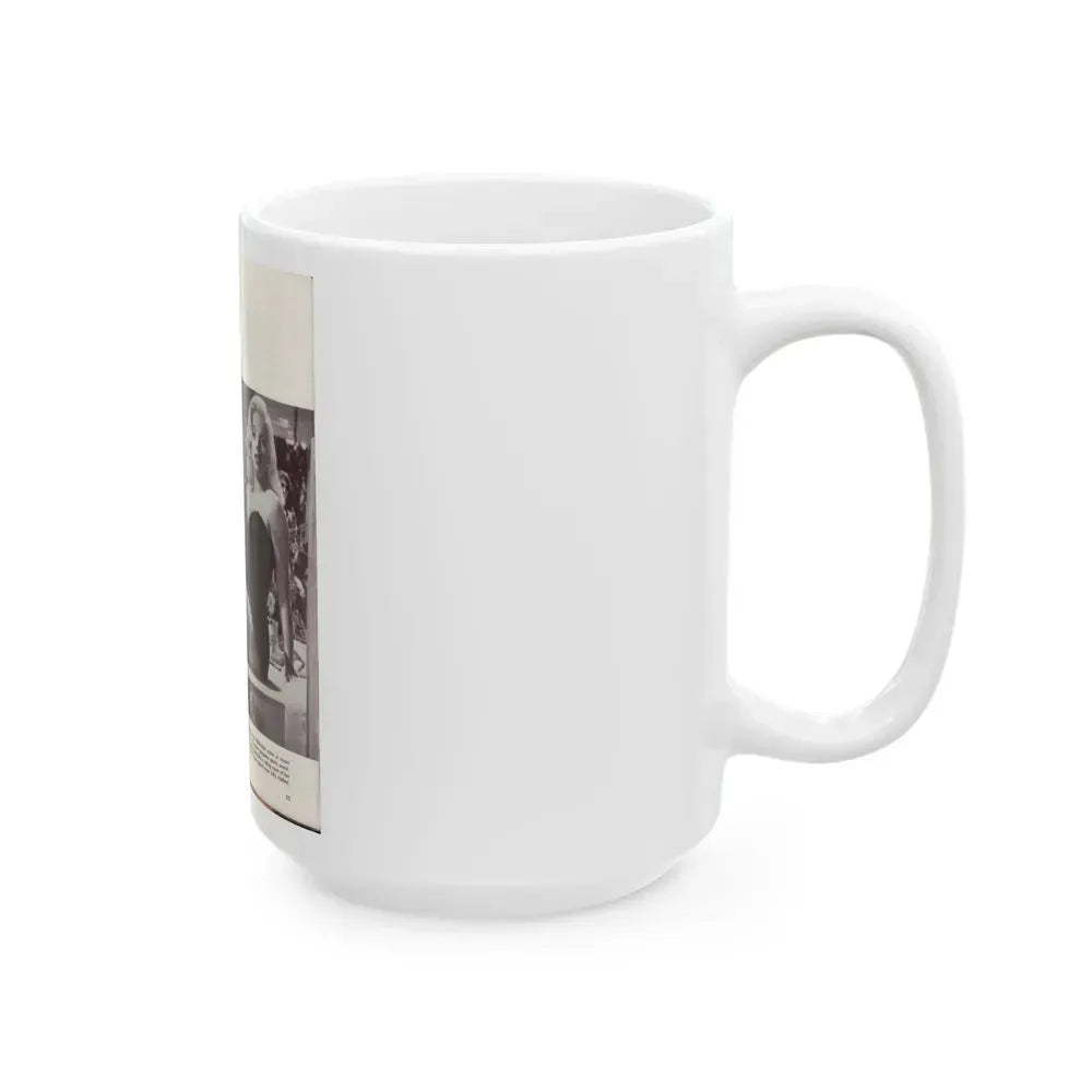 Diana Dors #180 (Vintage Female Icon) White Coffee Mug - Go Mug Yourself