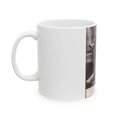 Diana Dors #180 (Vintage Female Icon) White Coffee Mug - Go Mug Yourself
