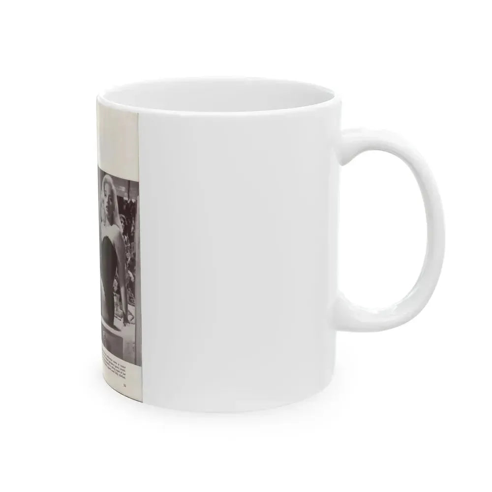 Diana Dors #180 (Vintage Female Icon) White Coffee Mug - Go Mug Yourself
