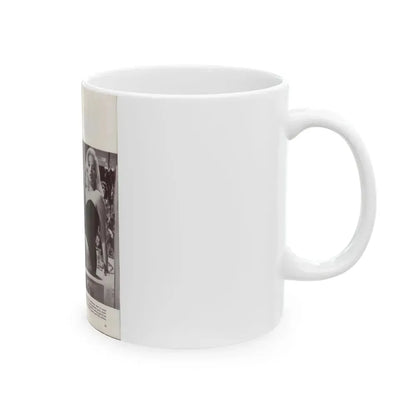 Diana Dors #180 (Vintage Female Icon) White Coffee Mug - Go Mug Yourself