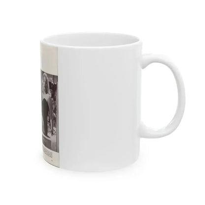Diana Dors #180 (Vintage Female Icon) White Coffee Mug - Go Mug Yourself