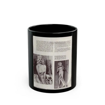Diana Dors #181 (Vintage Female Icon) Black Coffee Mug 11oz - Go Mug Yourself