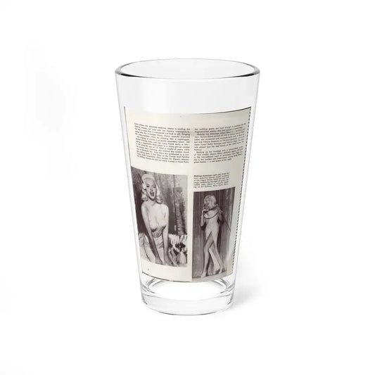 Diana Dors #181 (Vintage Female Icon) Pint Glass 16oz 16oz - Go Mug Yourself