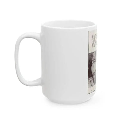 Diana Dors #181 (Vintage Female Icon) White Coffee Mug - Go Mug Yourself