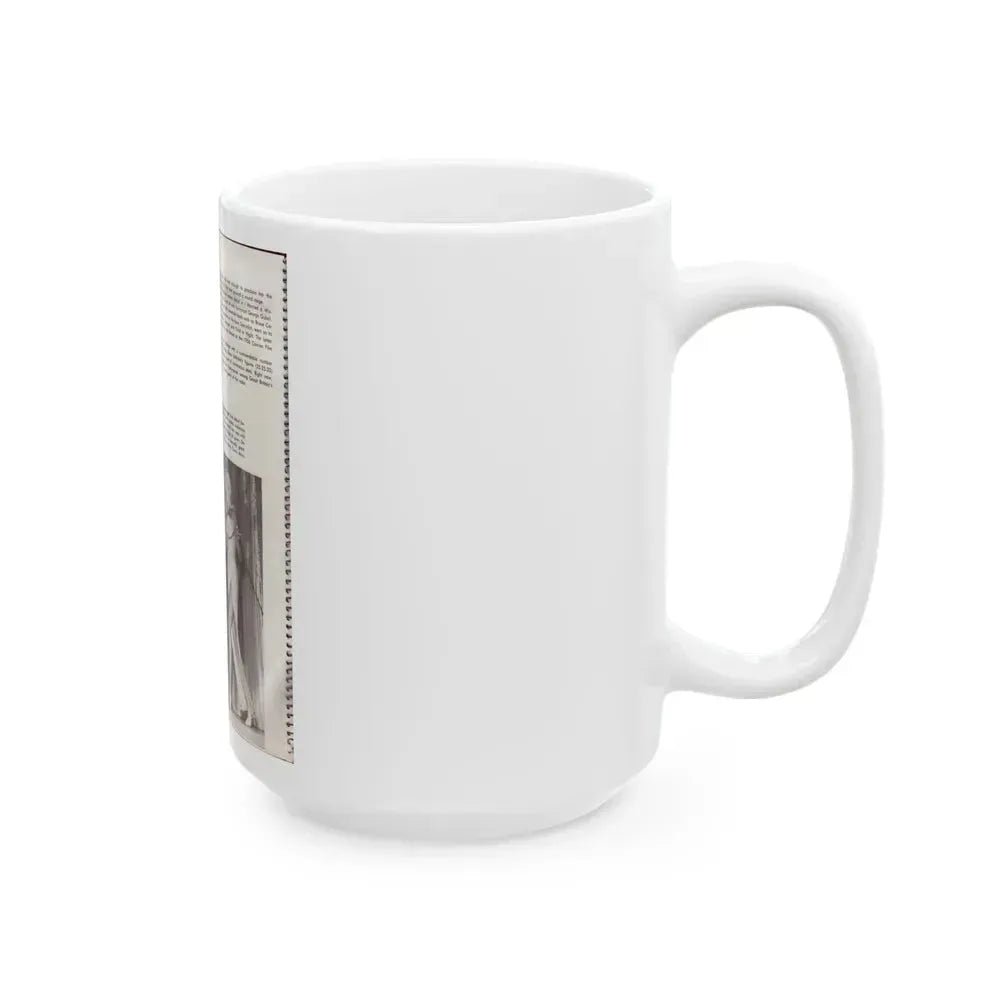 Diana Dors #181 (Vintage Female Icon) White Coffee Mug - Go Mug Yourself