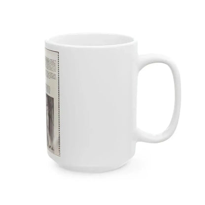 Diana Dors #181 (Vintage Female Icon) White Coffee Mug - Go Mug Yourself
