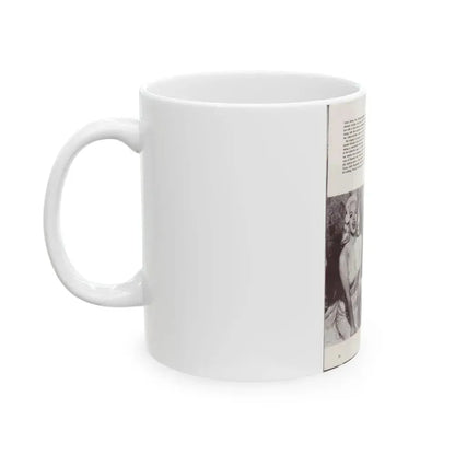 Diana Dors #181 (Vintage Female Icon) White Coffee Mug - Go Mug Yourself