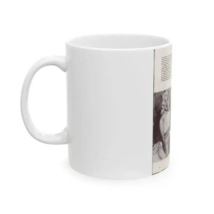 Diana Dors #181 (Vintage Female Icon) White Coffee Mug - Go Mug Yourself