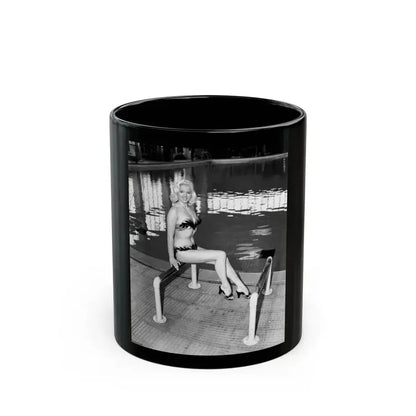 Diana Dors #182 (Vintage Female Icon) Black Coffee Mug 11oz - Go Mug Yourself