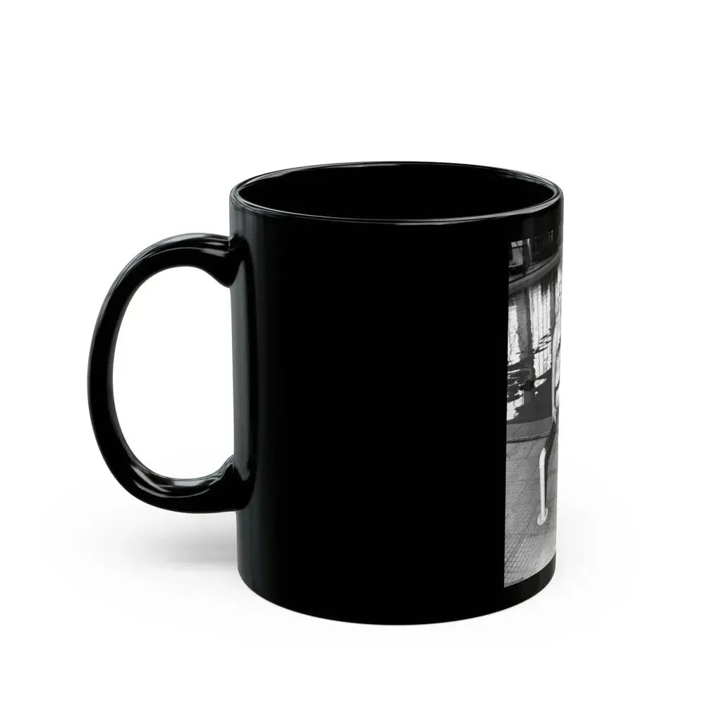 Diana Dors #182 (Vintage Female Icon) Black Coffee Mug - Go Mug Yourself
