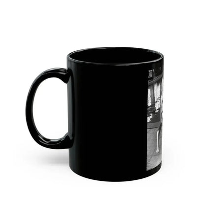 Diana Dors #182 (Vintage Female Icon) Black Coffee Mug - Go Mug Yourself