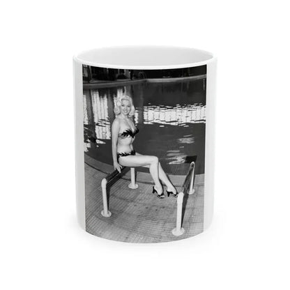 Diana Dors #182 (Vintage Female Icon) White Coffee Mug 11oz - Go Mug Yourself