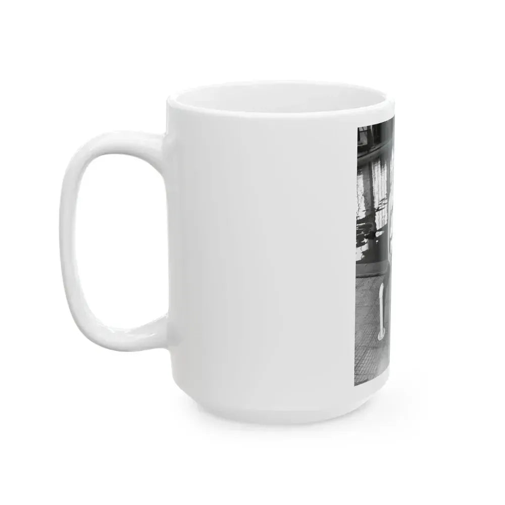Diana Dors #182 (Vintage Female Icon) White Coffee Mug - Go Mug Yourself