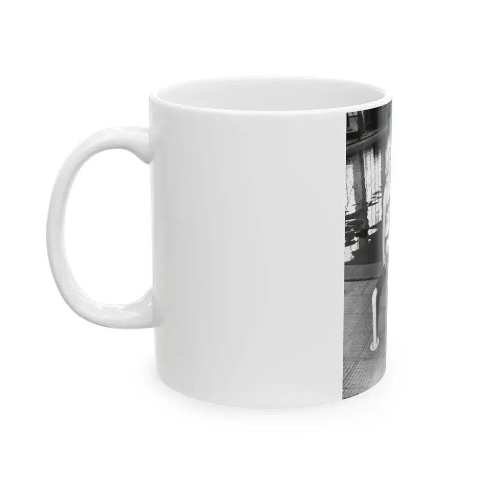 Diana Dors #182 (Vintage Female Icon) White Coffee Mug - Go Mug Yourself